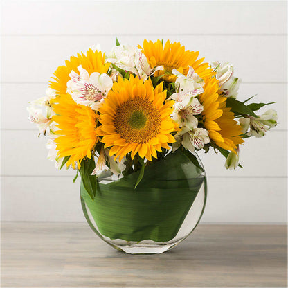 Alluring Sunflower Arrangement –  Tom Thumb, Pleasanton CA