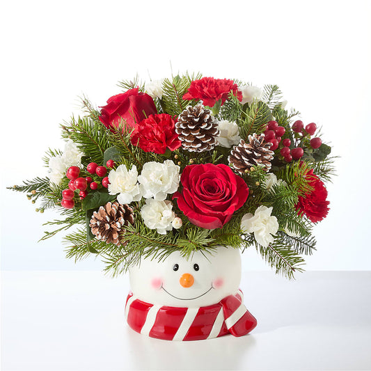 Jolly Snowman Bouquet –  Tom Thumb, Pleasanton CA