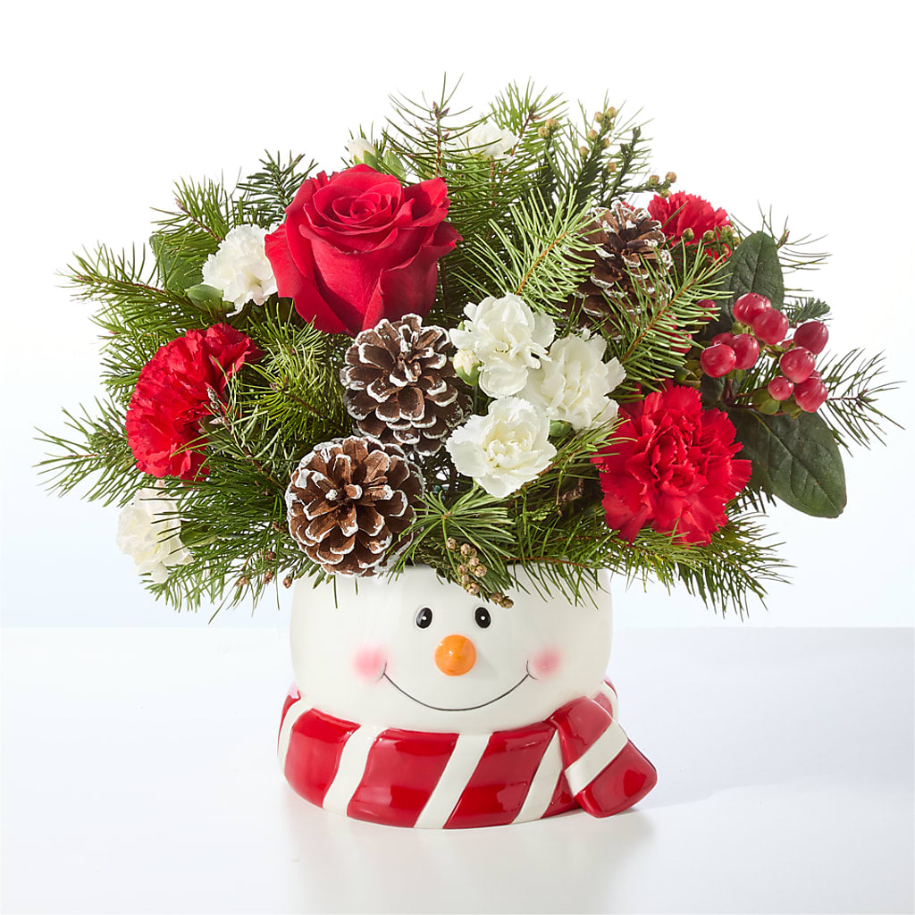 Jolly Snowman Bouquet –  Tom Thumb, Pleasanton CA