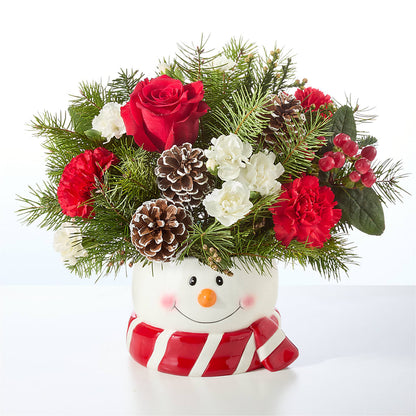 Jolly Snowman Bouquet –  Tom Thumb, Pleasanton CA