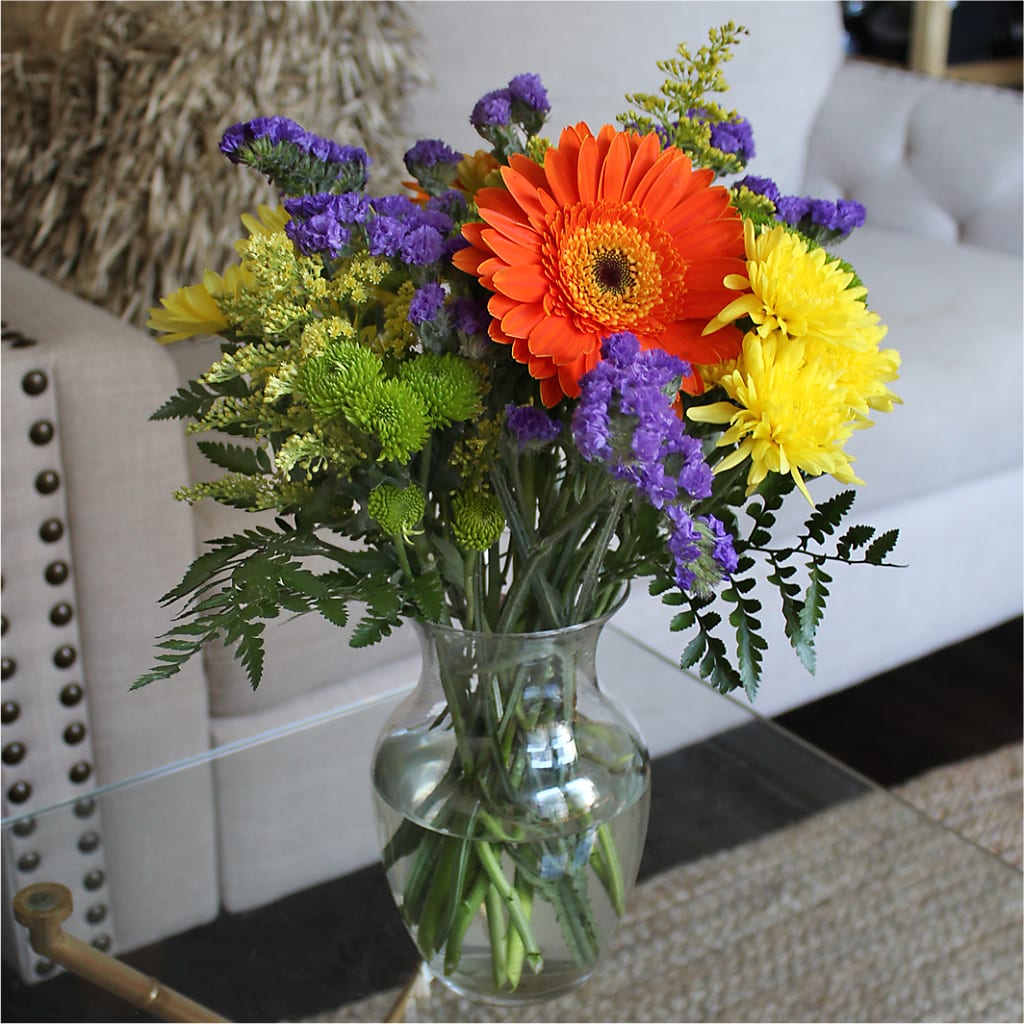 Marmalade Skies Bouquet –  Tom Thumb, Pleasanton CA