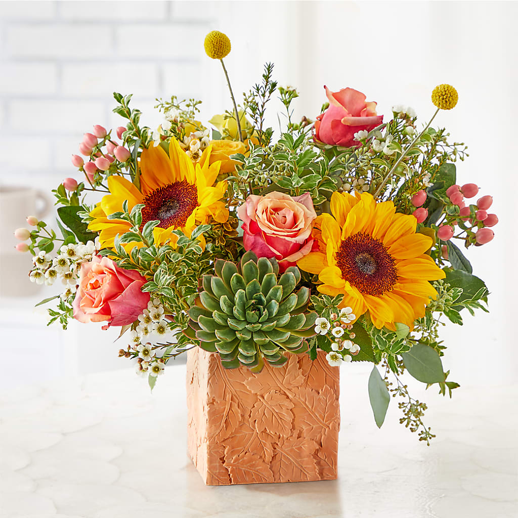 Sunflower Season Bouquet –  Tom Thumb, Pleasanton CA
