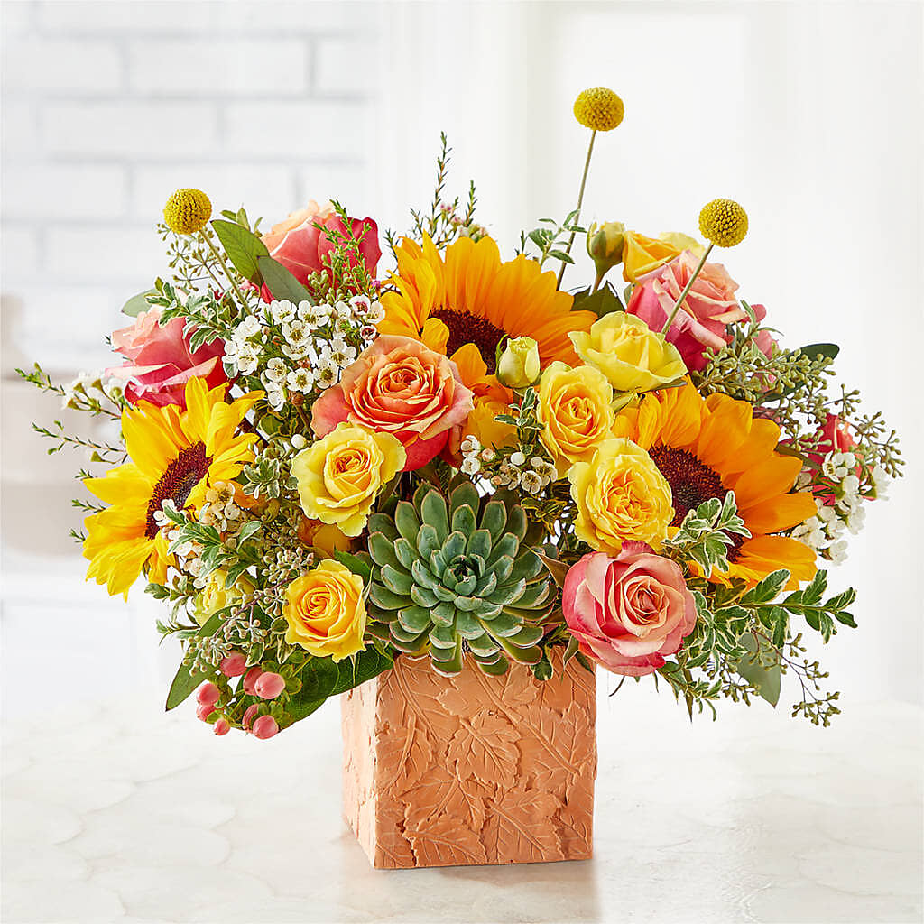 Sunflower Season Bouquet –  Tom Thumb, Pleasanton CA