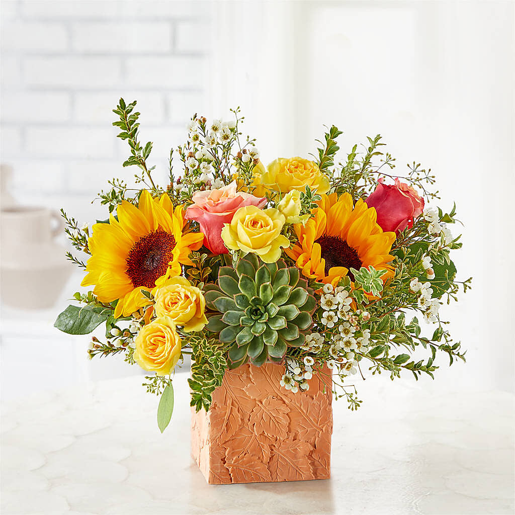 Sunflower Season Bouquet –  Tom Thumb, Pleasanton CA