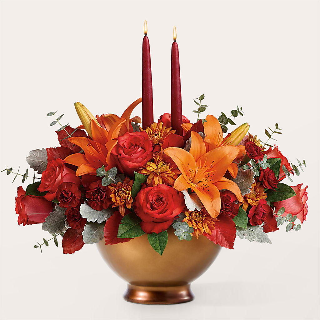 Fruits of Fall Centerpiece –  Tom Thumb, Pleasanton CA
