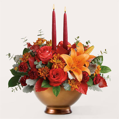 Fruits of Fall Centerpiece –  Tom Thumb, Pleasanton CA