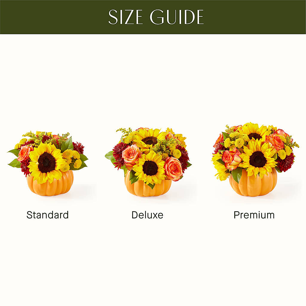 Golden Gourd Pumpkin Bouquet –  Tom Thumb, Pleasanton CA
