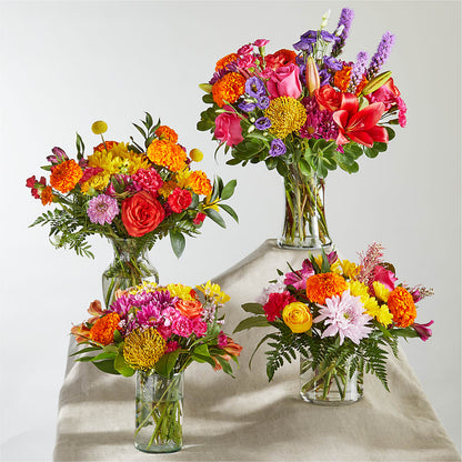 Feast of Color – A Florist Original –  Tom Thumb, Pleasanton CA