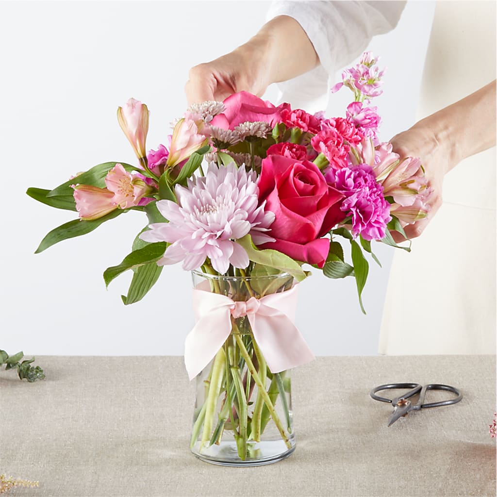 Pink Ribbon - A Florist Original –  Tom Thumb, Pleasanton CA