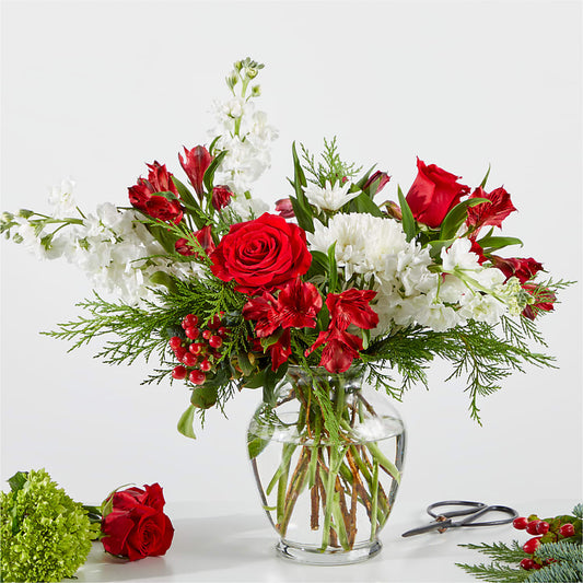 Merry Moment Bouquet – A Florist Original –  Tom Thumb, Pleasanton CA