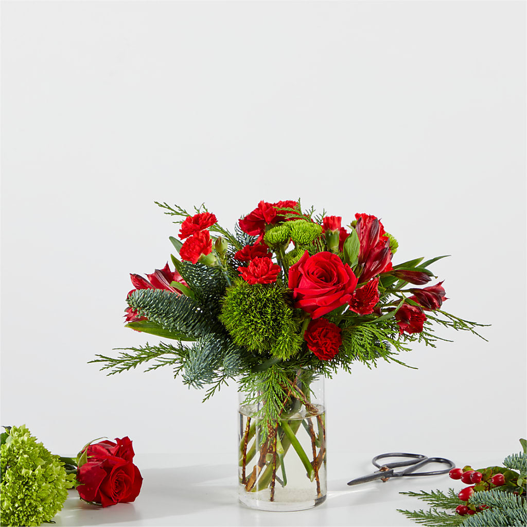 Merry Moment Bouquet – A Florist Original –  Tom Thumb, Pleasanton CA
