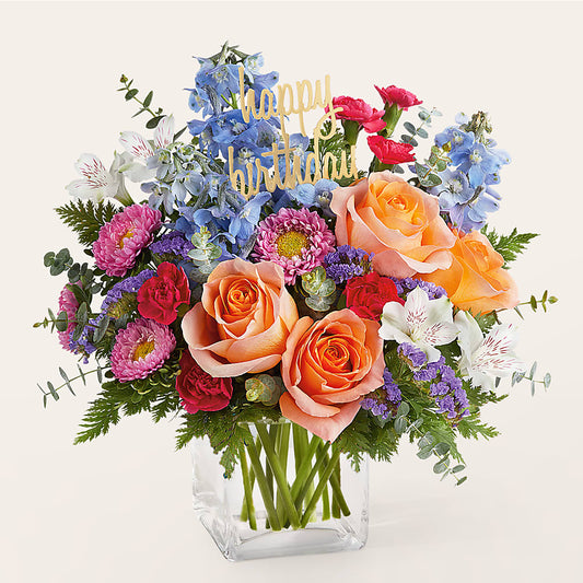 Birthday Bash Bouquet –  Tom Thumb, Pleasanton CA