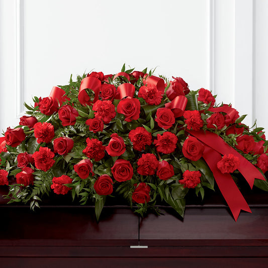Tribute of Life Casket Spray –  Tom Thumb, Pleasanton CA