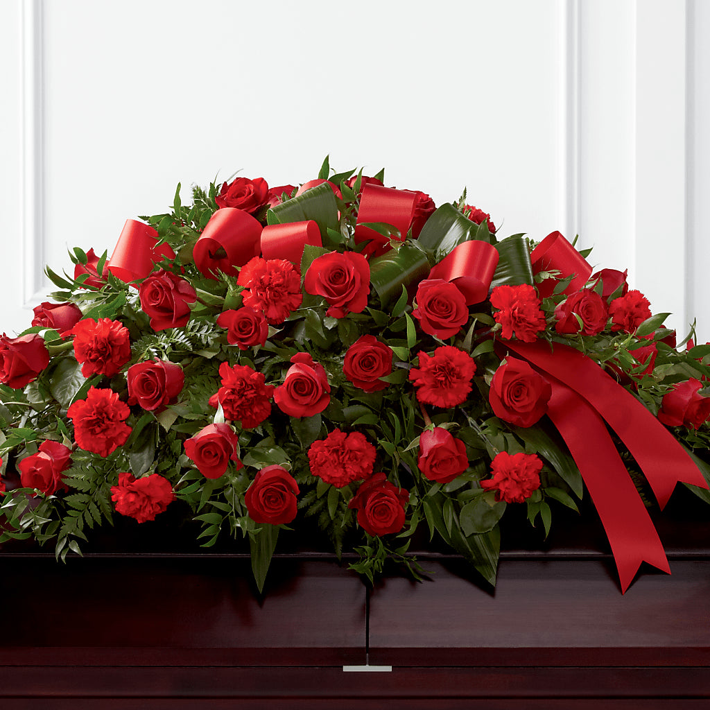 Tribute of Life Casket Spray –  Tom Thumb, Pleasanton CA