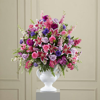 Peaceful Tribute Arrangement –  Tom Thumb, Pleasanton CA