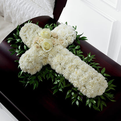 Peaceful Memories Casket Spray (Standard) –  Tom Thumb, Pleasanton CA