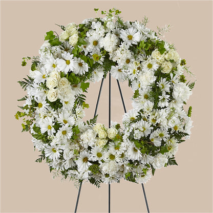 Faithful Wishes Wreath –  Tom Thumb, Pleasanton CA