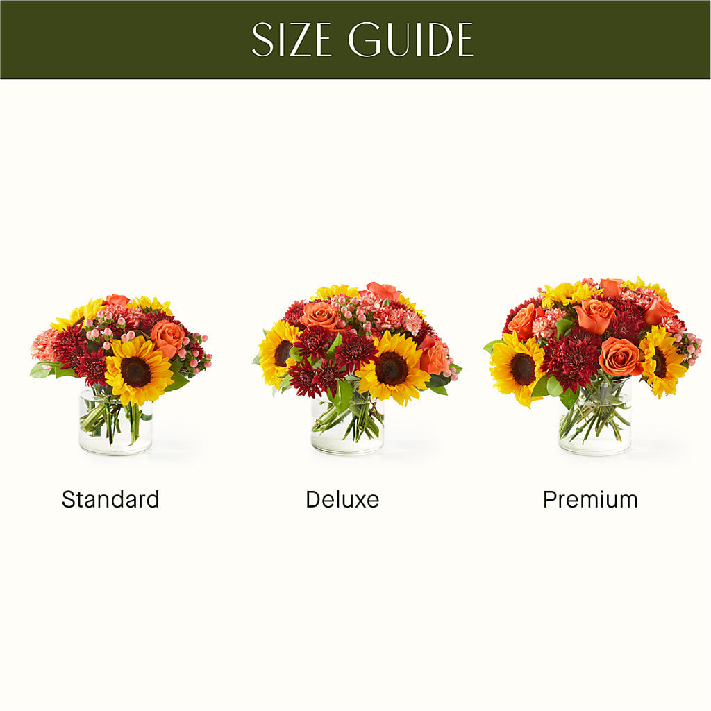 September Sunset Bouquet –  Tom Thumb, Pleasanton CA