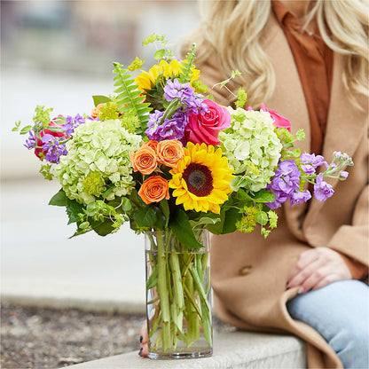 Vibrant Greetings Bouquet –  Tom Thumb, Pleasanton CA