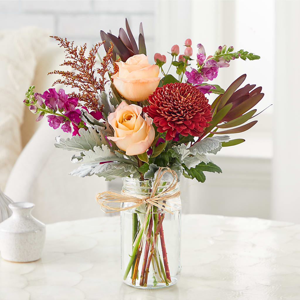 Moody Hues Bouquet –  Tom Thumb, Pleasanton CA