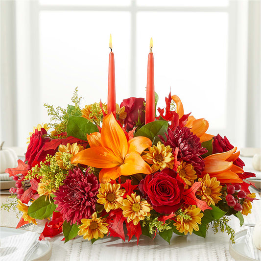 Autumn's Embrace Centerpiece –  Tom Thumb, Pleasanton CA
