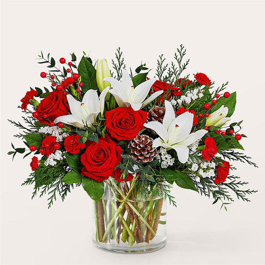 Best in Snow Bouquet –  Tom Thumb, Pleasanton CA