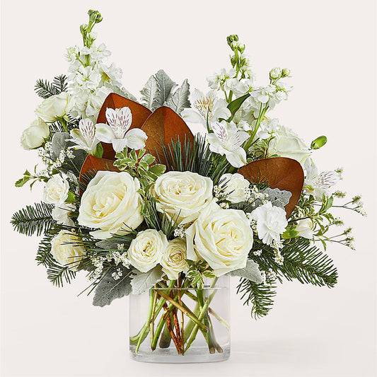 Fresh Snowfall Bouquet –  Tom Thumb, Pleasanton CA