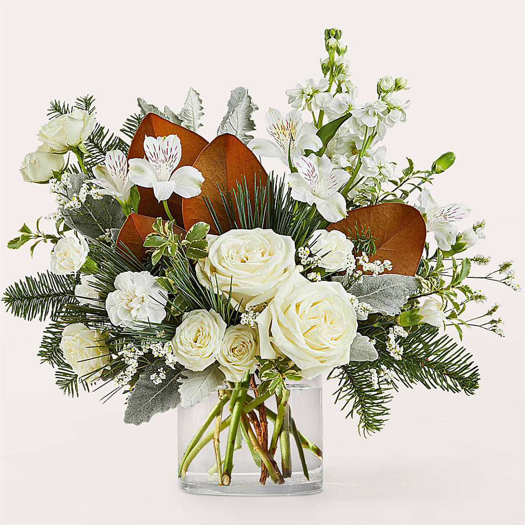 Fresh Snowfall Bouquet –  Tom Thumb, Pleasanton CA